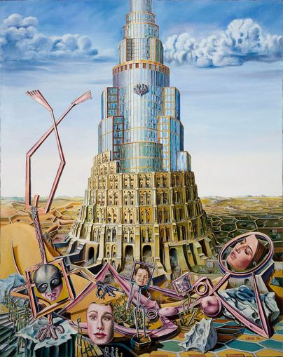 turm I triptychon Babylon linker teil