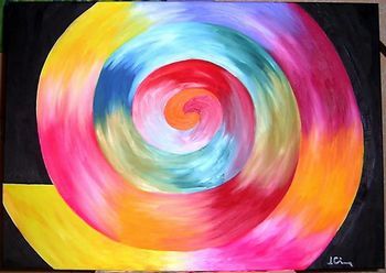 Spirale der Farben