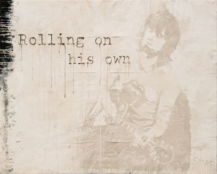 Rolling on his own - Portrait of Keith Richards 