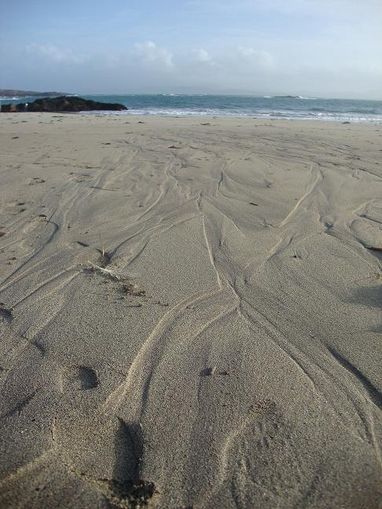 Spuren im Sand